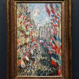 La rue Montorgueil, Claude Monet, 1878 #orsay #museum #monet #painting #impressionism #france #art